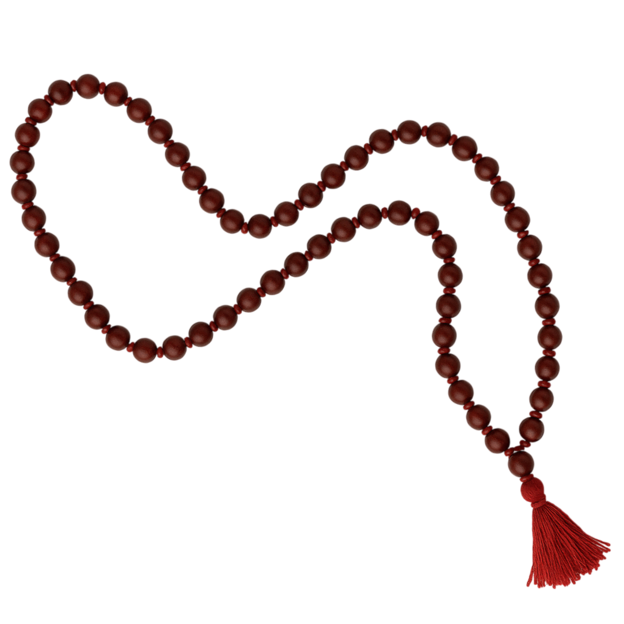 RDK Red Sandalwood 54+1 Knotted Japa Mala