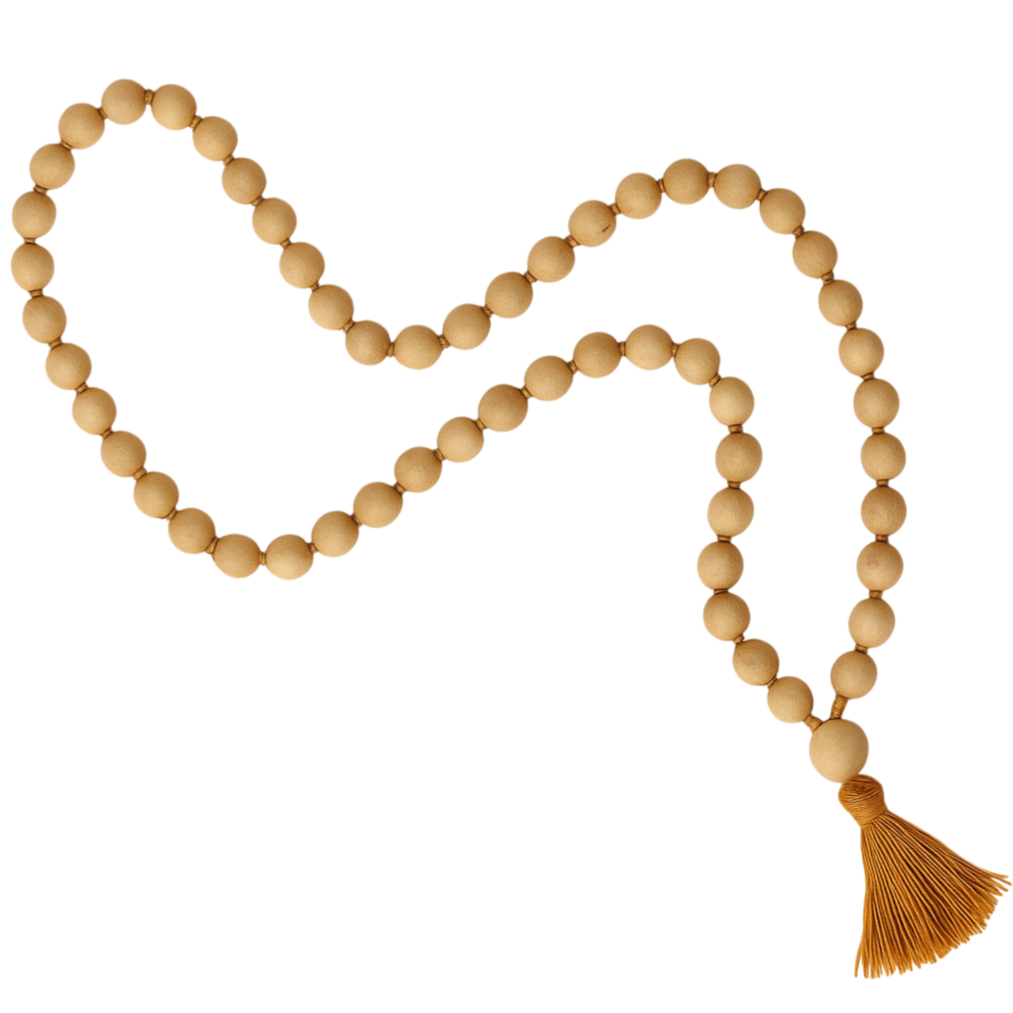 RDK Natural Sandalwood 54+1 Knotted Japa Mala