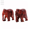RDK Red Sandalwood 1.5 Inch Elephant Pair