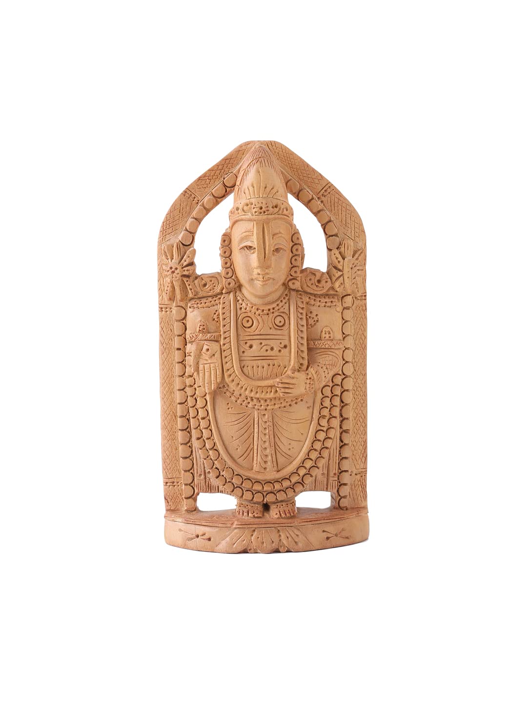 RDK Natural Sandalwood 3 Inch Tirupati Balaji Idol
