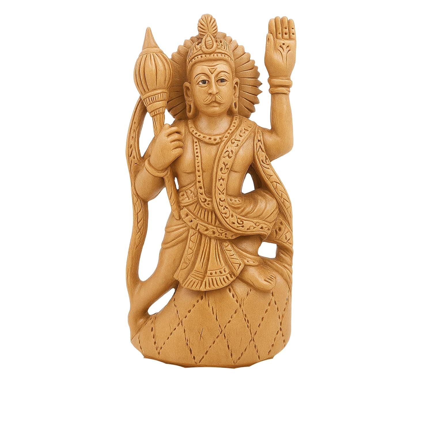RDK Natural Sandalwood 3 Inch Hanuman Idol