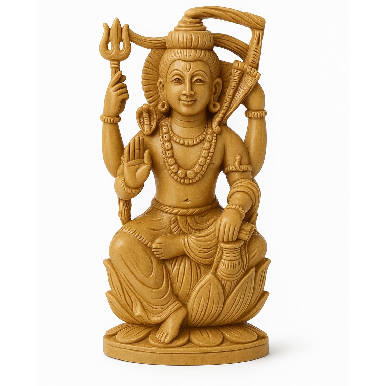 RDK Natural Sandalwood 3 Inch Shiva Idol