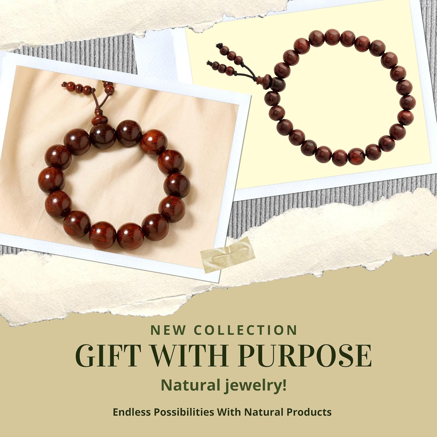RDK Premium Red Sandalwood (Rakta Chandan) Bracelet for Men & Women
