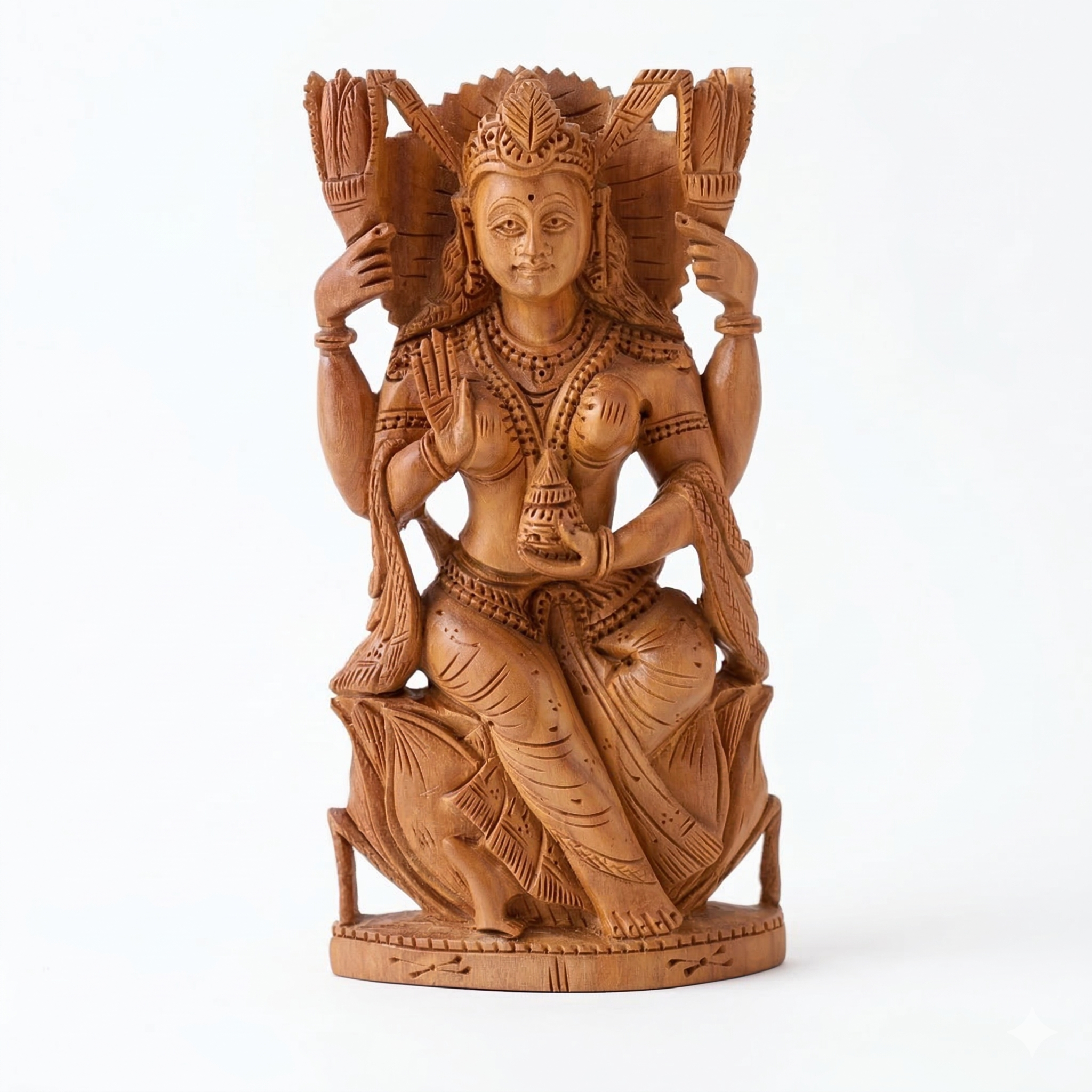 RDK Natural Sandalwood 3 Inch Laxmi Idol