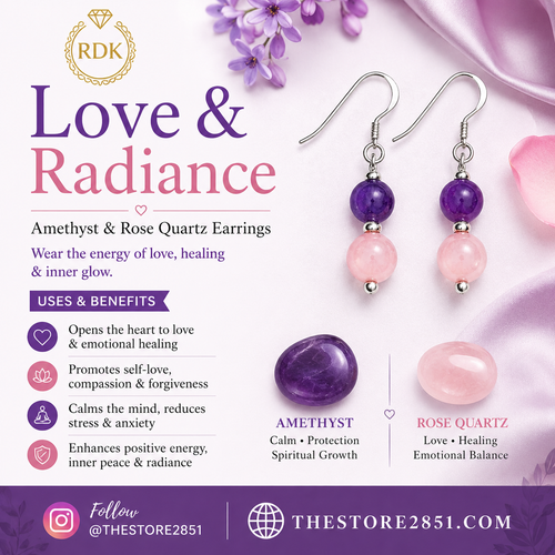 RDK Love & Radiance Gemstone Drop Earrings